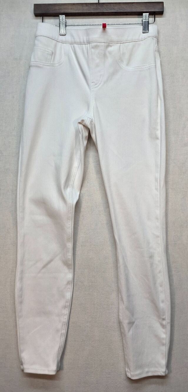 Spanx White Jeans Pants Womens Small Pull One Shaping Stretch Denim